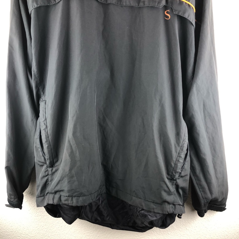 Men’s black pullover sauna sweat suit jacket S/M! - Picture 7 of 8